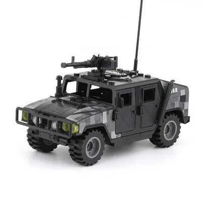 Military Armored Car Building Blocks Solider Figures Gifts Toys Weapons Guns Tank Medical Ambulance Fortress Off-Road Vehicle