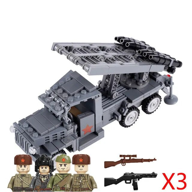 Military Armored Car Building Blocks Solider Figures Gifts Toys Weapons Guns Tank Medical Ambulance Fortress Off-Road Vehicle