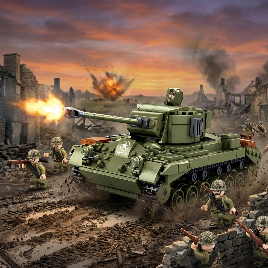 M26 Pershing Tank 2-in-1 Combo