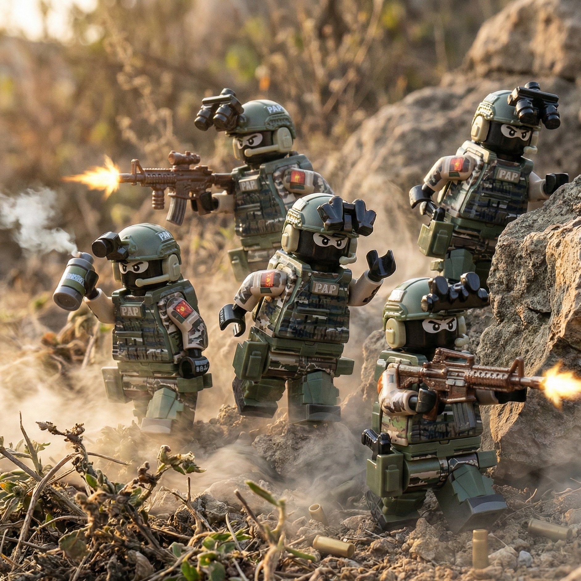 Chinese PAP Unit (5 Figures)