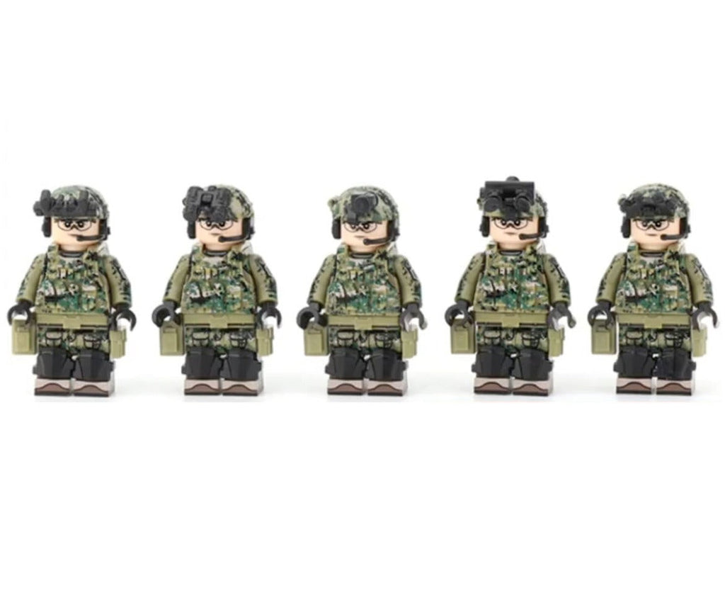 U.S. Army Rangers - Jungle Camo (5 Figures)