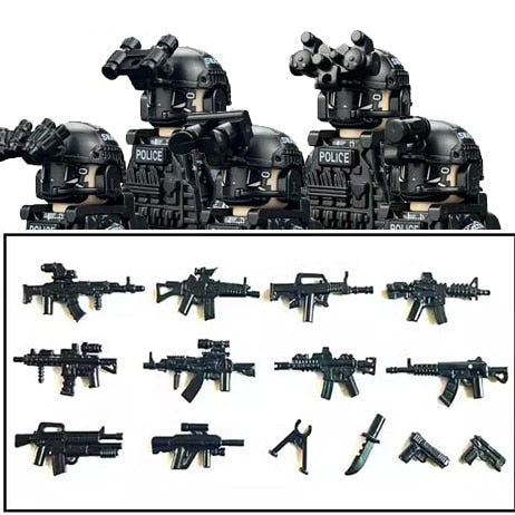 SWAT Black Out Team (5 Figures)