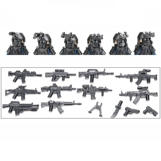 U.S. Navy Seals - Gas Equipment (6 Figures)
