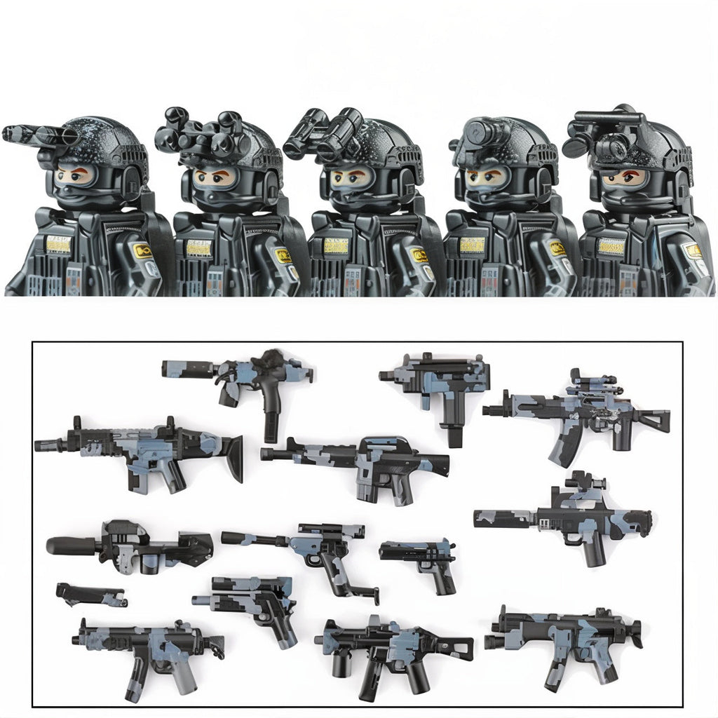Russian FSB Unit - Night Camo (5 Figures)