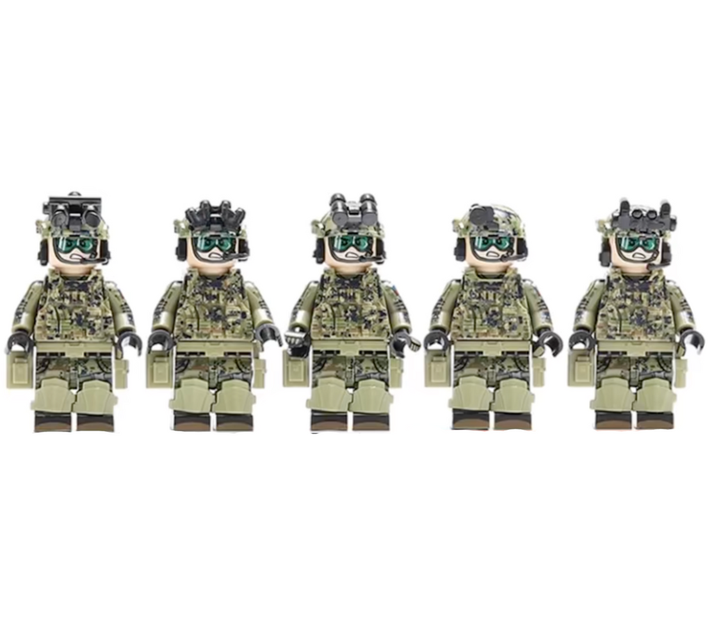Russian Commando Frogmen Unit (5 Figures)