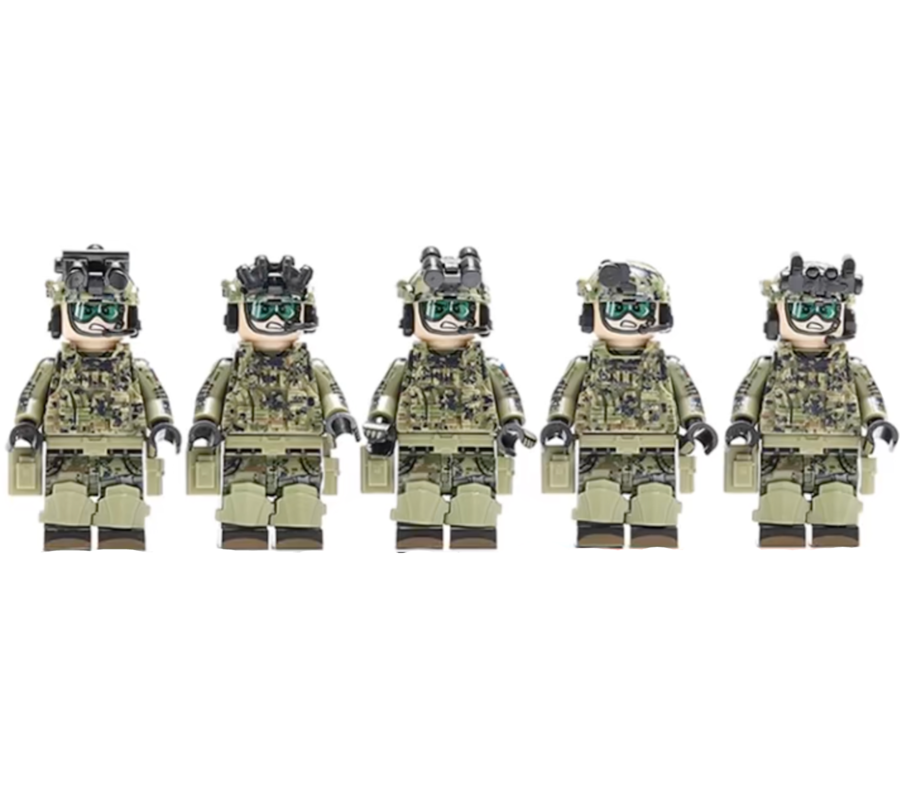Russian Commando Frogmen Unit (5 Figures)