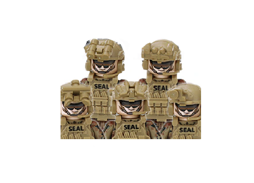 U.S. Navy Seals - Flecktarn Camo (5 Figures)