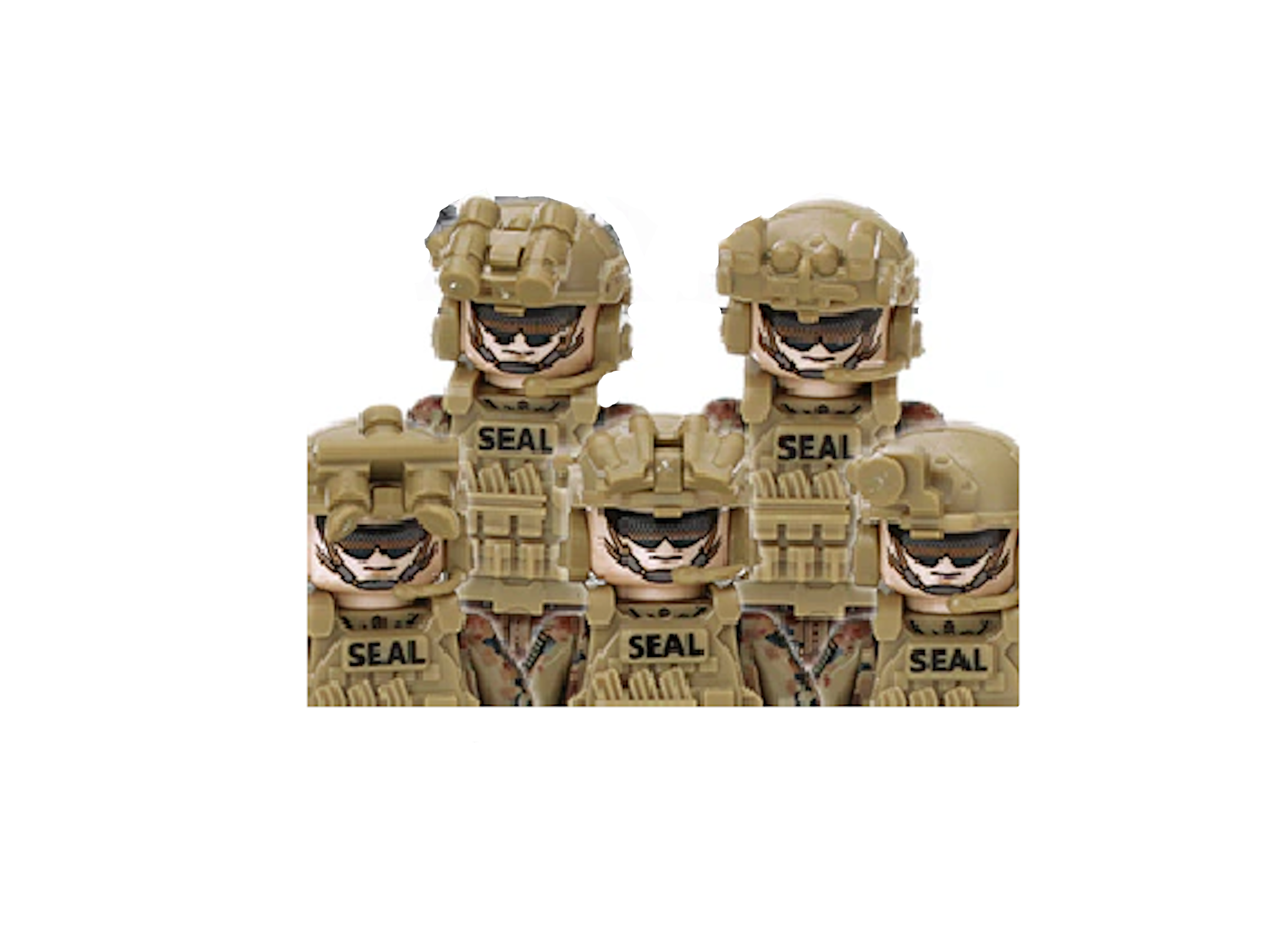 U.S. Navy Seals - Flecktarn Camo (5 Figures)