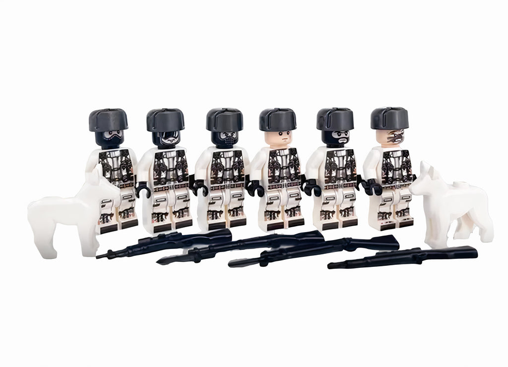WW2 Soviet Union Winter Sniper Unit (6 Figures)