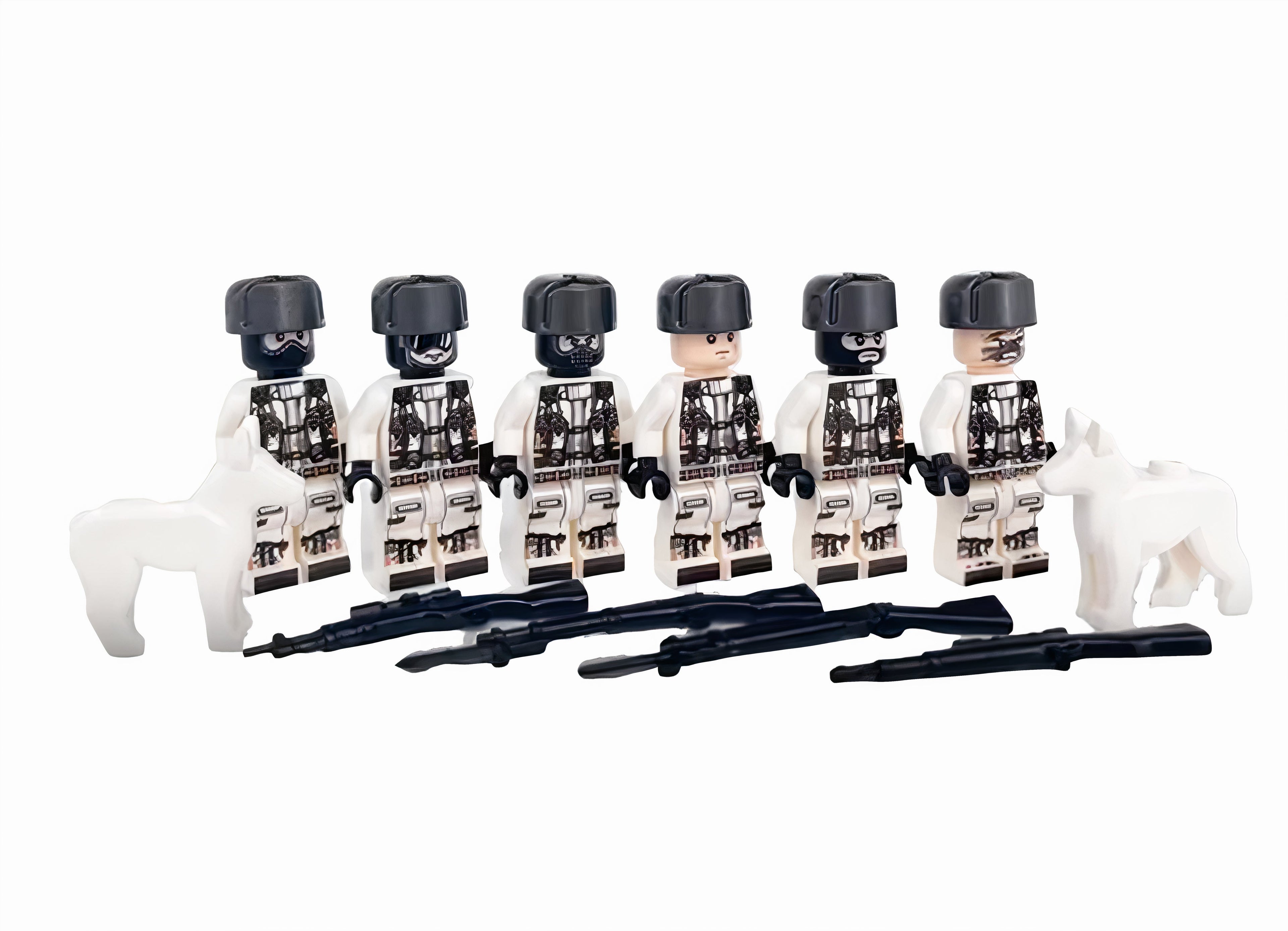 WW2 Soviet Union Winter Sniper Unit (6 Figures)