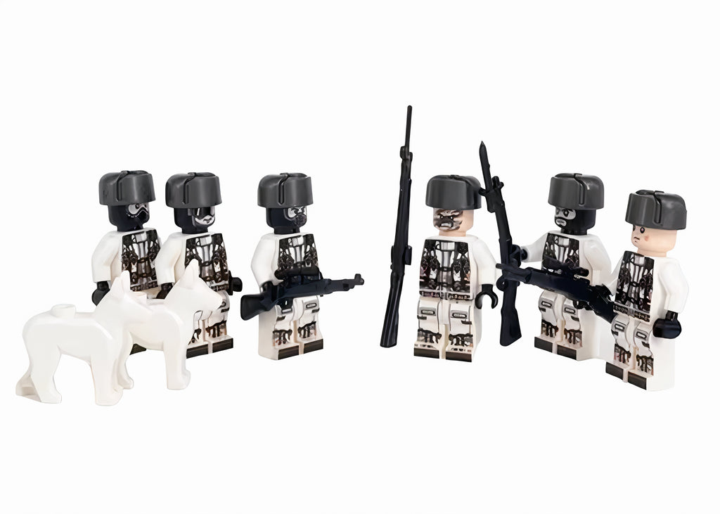 WW2 Soviet Union Winter Sniper Unit (6 Figures)