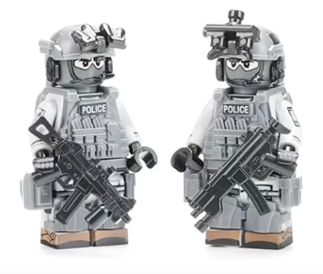 U.S. SWAT Team - Winter Camo (5 Figures)