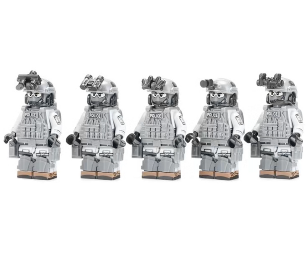 U.S. SWAT Team - Winter Camo (5 Figures)