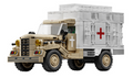 World War 2 WW2 Army Military Soldiers SWAT Ambulance Vehicle Assemble Building Blocks Bricks Children's Toys Gift ﻿