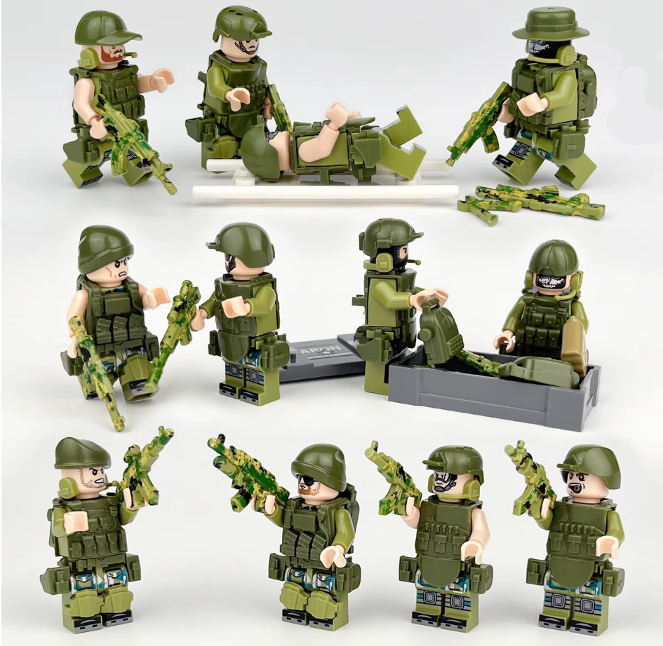 Heavy Assault Mercenary Squad (12 Figures)
