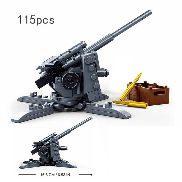German Flak 37 Anti-Aircraft Gun