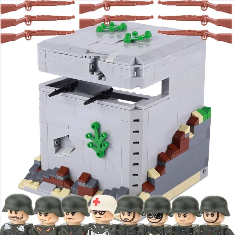 Military Armored Car Building Blocks Solider Figures Gifts Toys Weapons Guns Tank Medical Ambulance Fortress Off-Road Vehicle