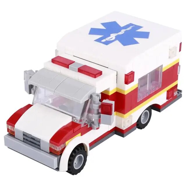 Military Armored Car Building Blocks Solider Figures Gifts Toys Weapons Guns Tank Medical Ambulance Fortress Off-Road Vehicle