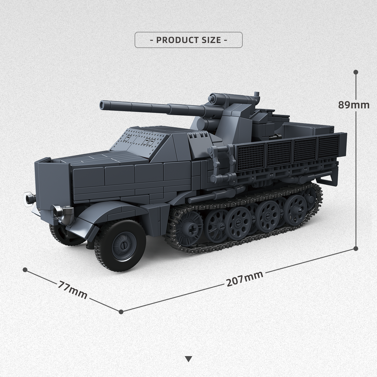 8.8cm FlaK 18 on Sd.Kfz.7